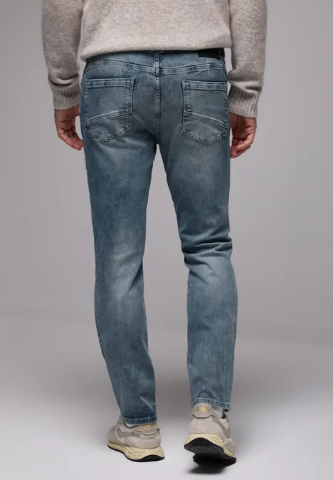 Jeansy o kroju Regular Fit soft greencast random wash
