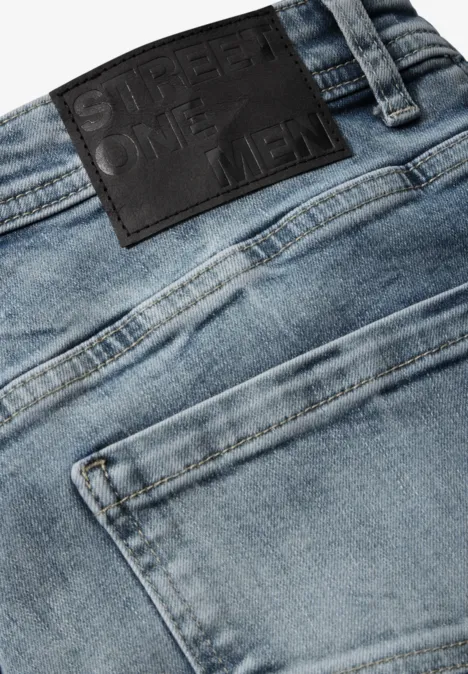Jeansy o kroju Regular Fit soft greencast random wash