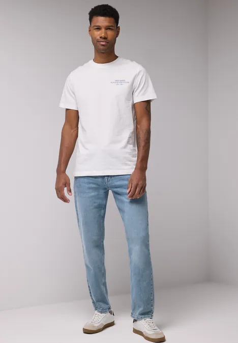 Jeansy o kroju Regular Fit light blue random wash