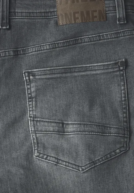 Stretch Jeansshorts mid grey wash