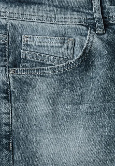 Jeansy o kroju Regular Fit soft greencast random wash