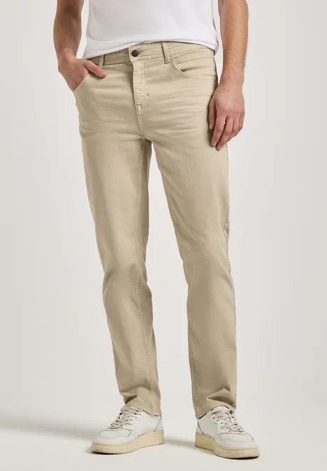 Kolorowe jeansy Straight Leg sandstone beige wash
