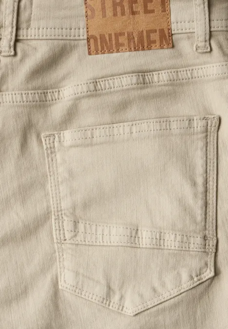 Kolorowe jeansy Straight Leg sandstone beige wash