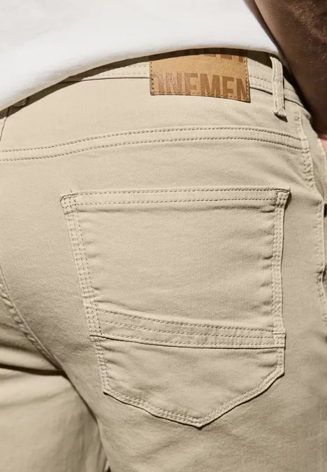Kolorowe jeansy Straight Leg sandstone beige wash