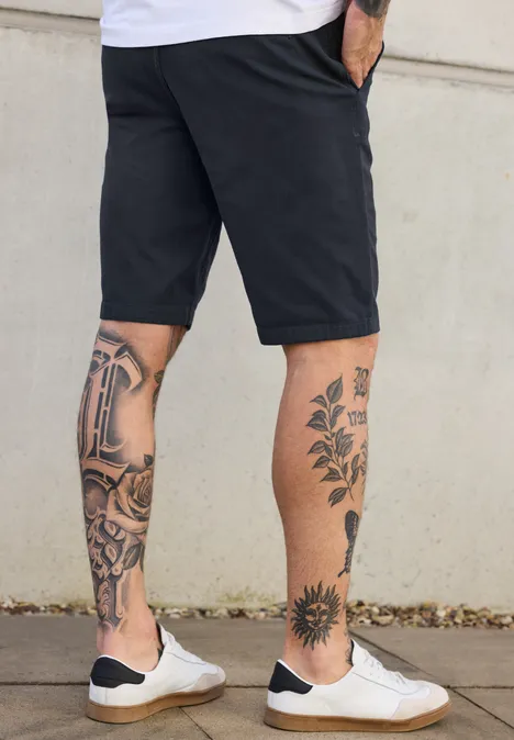 Struktur Chino mit Gürtel dark ink blue