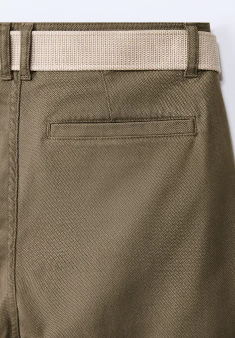 Struktur Chino mit Gürtel coast sand