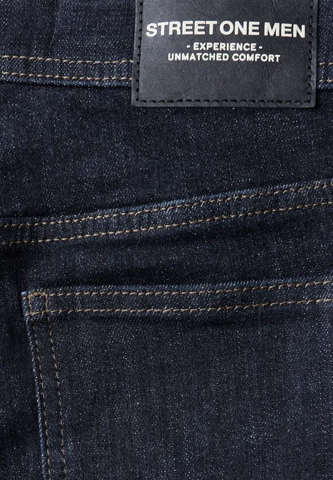 Regular Fit Jeans dark blue rinsed wash