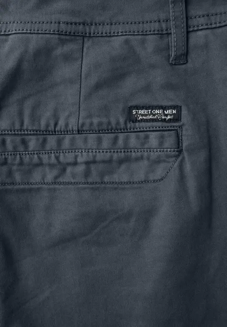 Klassische Chino grey blue
