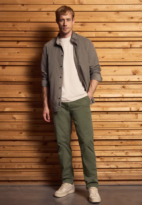 Klassische Chino hunter green
