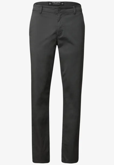 Klassische Chino iron grey