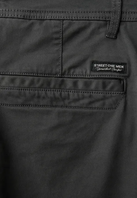 Klassische Chino iron grey
