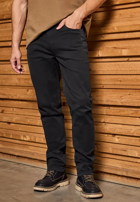 Slim Fit Hose Black