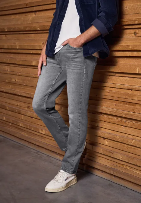 Straight Legs jeans mid grey wash