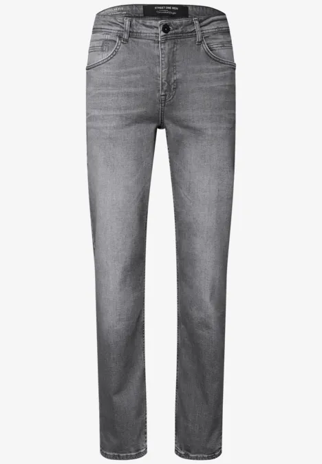 Straight Leg Jeans mid grey wash