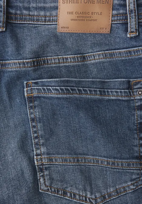 Regular Fit jeans dark blue wash