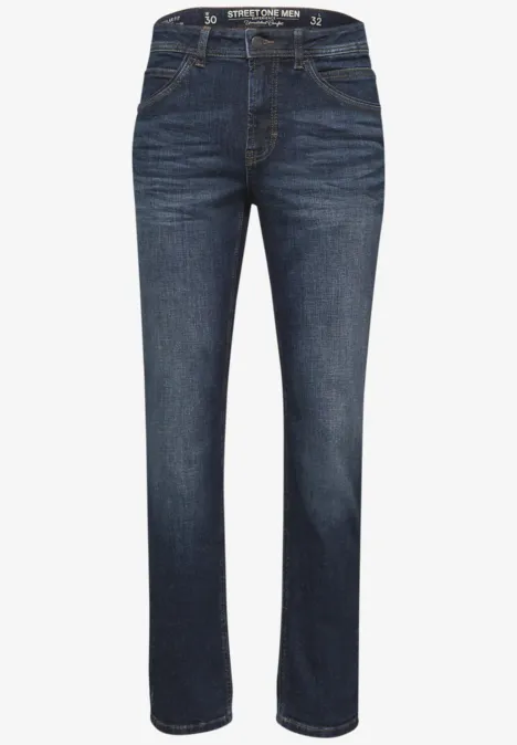 Jeans im Regular Fit deep indigo blue wash