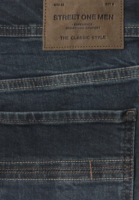 Regular Fit jeans dark blue coated