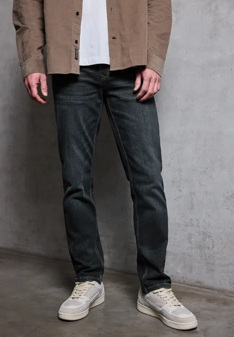 Jeans Slim Fit dark blue coated