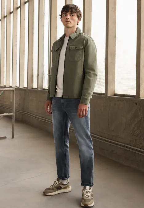 Regular Fit Jeans mid grey overdye blue