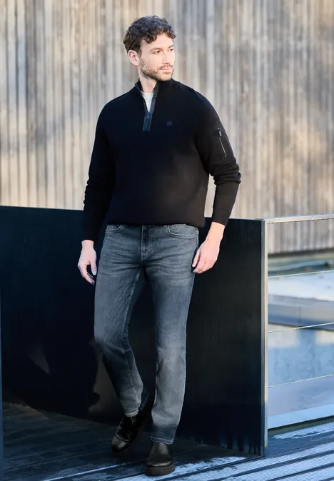 Jeans Regular Fit soft greencast random wash