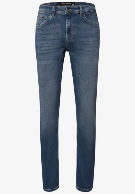 Jeans Regular Fit soft greencast random wash