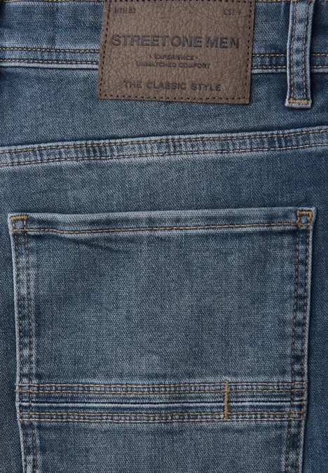 Jeans Regular Fit soft greencast random wash