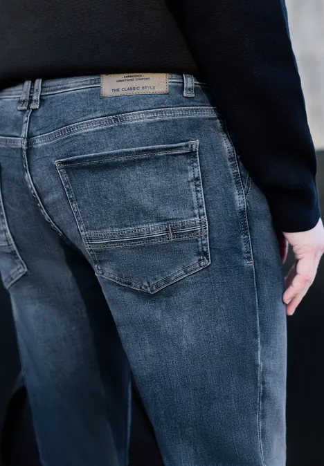 Jeans Regular Fit soft greencast random wash