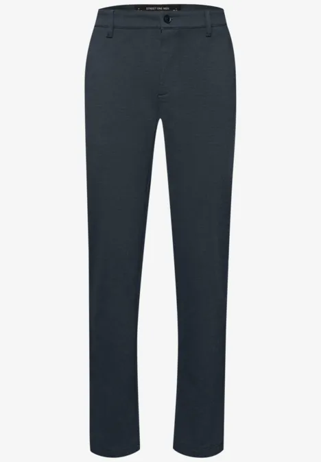 Jersey chino dark ink blue
