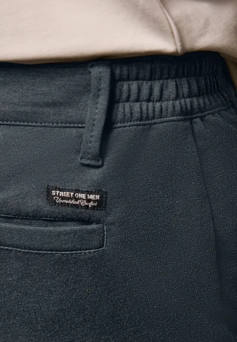 Jersey chino dark ink blue