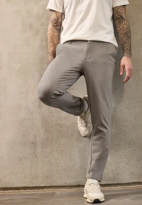 Jersey chino warm sand