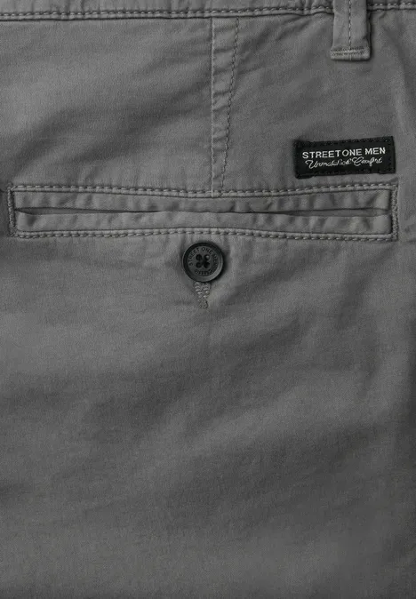 Chino avec ceinture stretch steel grey Chino avec ceinture stretch steel grey