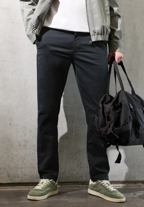 Chino mit Stretchbund dark ink blue
