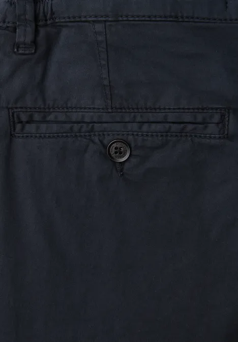 Chino mit Stretchbund dark ink blue