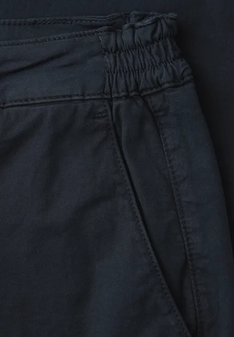 Chino mit Stretchbund dark ink blue