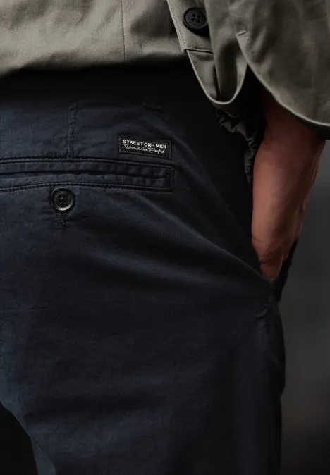 Chino mit Stretchbund dark ink blue