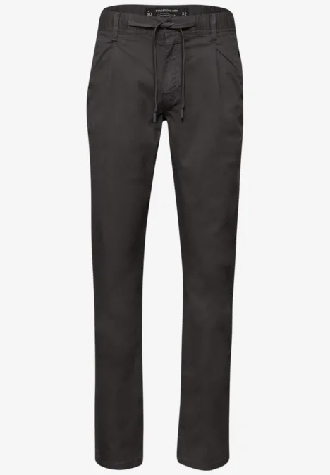 Chino ze strukturą industrial grey