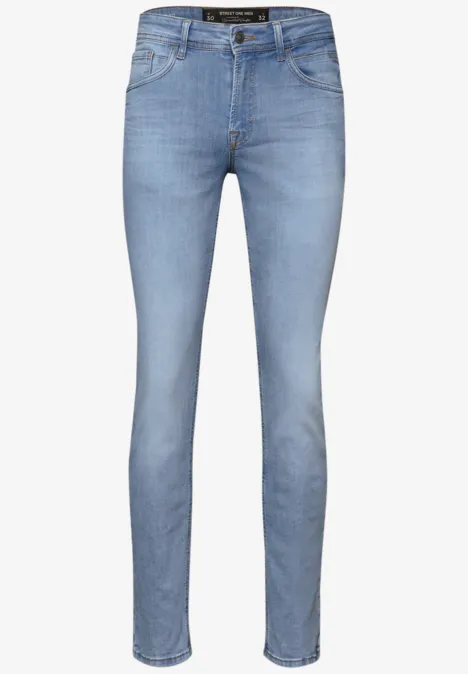 Slim Leg Jeans light blue wash