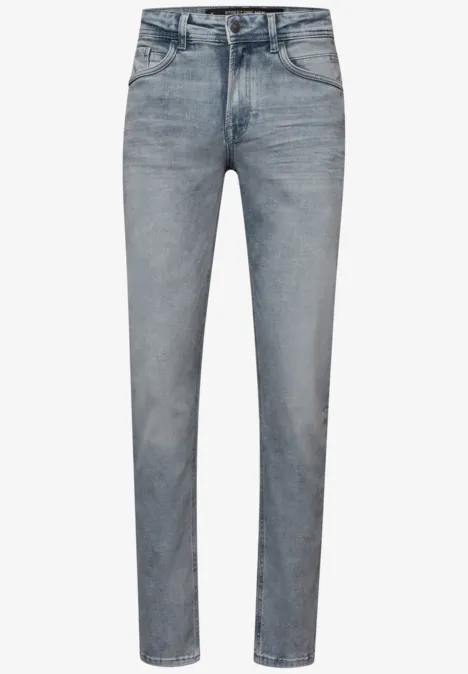Slim Leg Jeans light grey random wash