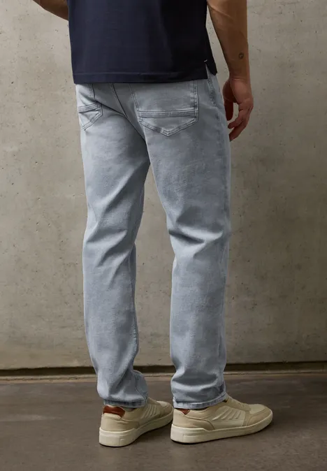 Jeans Straight Legs light grey random wash
