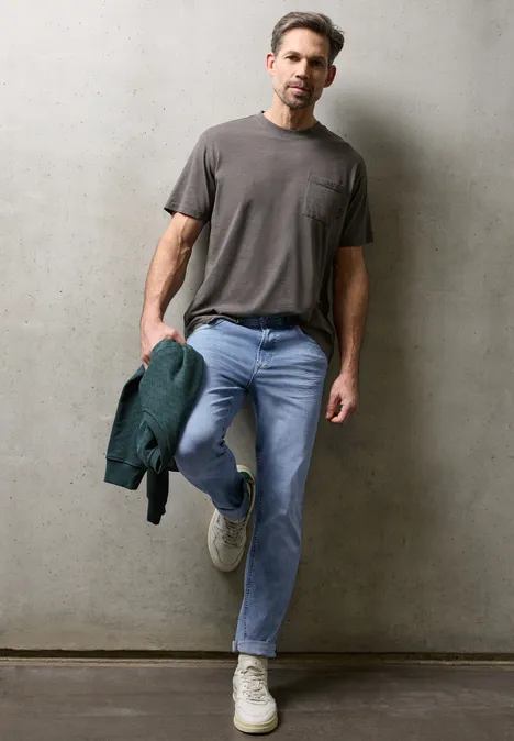 Straight Legs jeans light blue wash