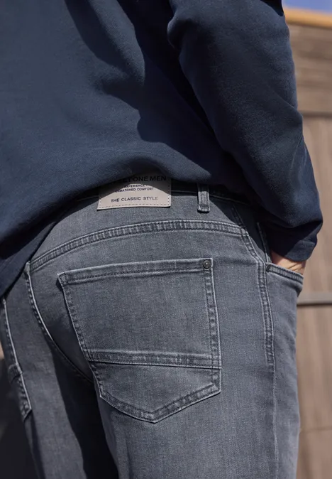 Dżinsowe szorty o regularnym kroju ice grey wash