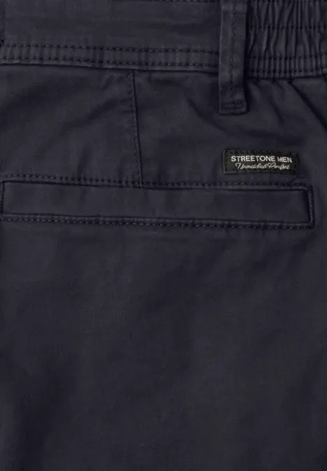 Chino Shorts im Regular Fit mit Taschen dark ink blue
