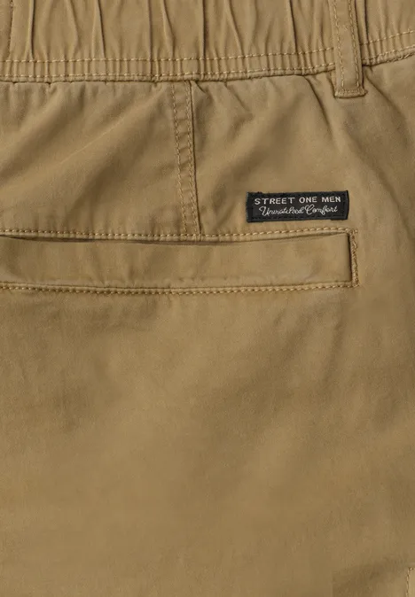 Regular Fit Jogg Shorts im Cargo-Look coastal sand