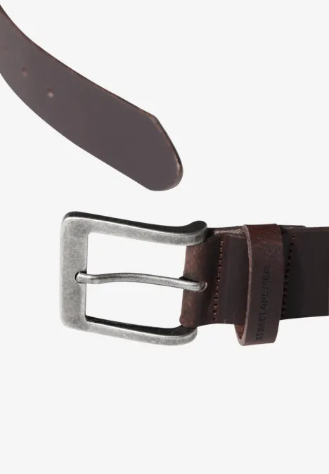 Leren riem Cacao