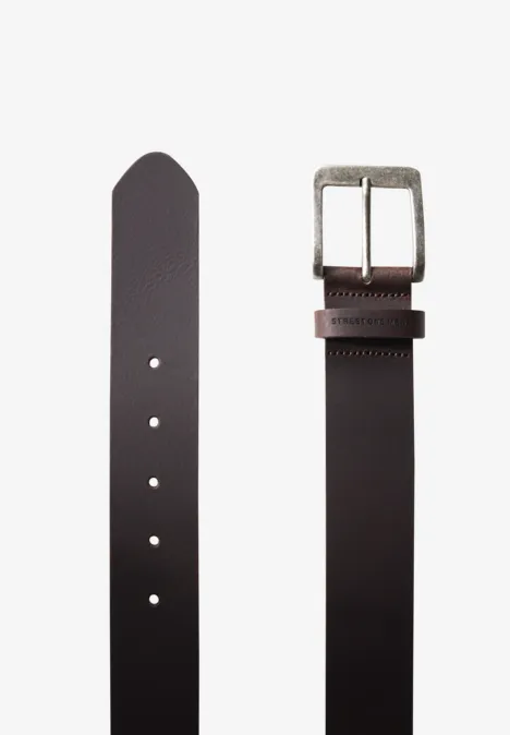 Leren riem Cacao