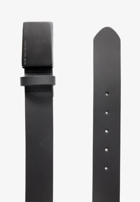 Leren riem Black