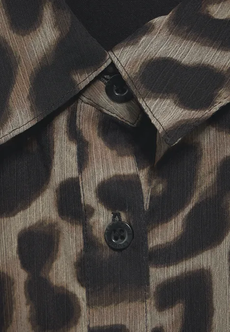 Chiffon-Kleid mocha kiss