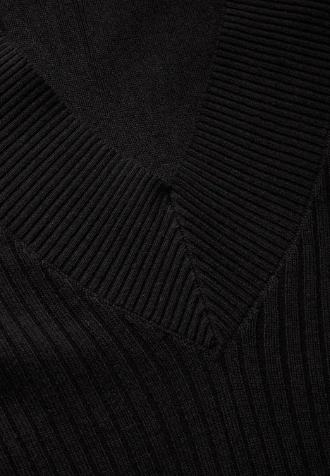 Strickkleid Black