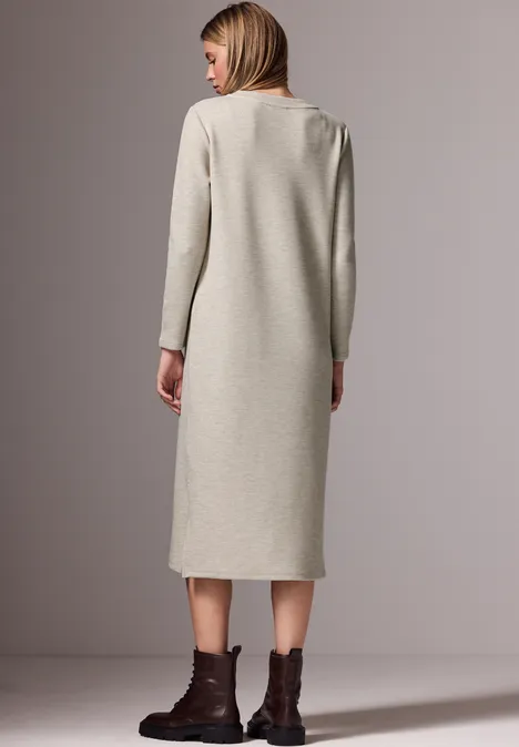 Kleid im Melange-Look oak beige melange