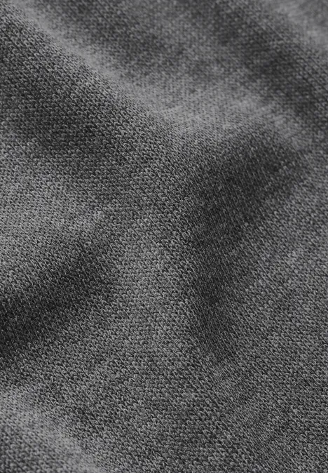 Melange-Look Kleid stormy grey mel.